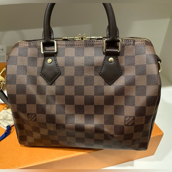 SOLD New in Box Louis Vuitton Speedy Bandoulière 25 Damier Canvas Ebene - Picture 6 of 16